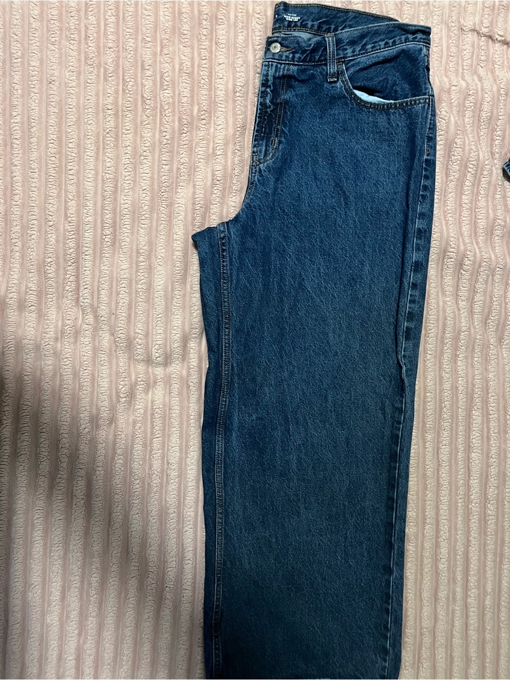 Old Navy Men's Deep Blue Straight Jeans